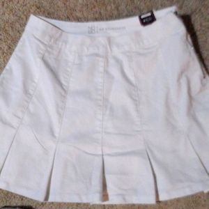 NWT White Mini/Tennis Skirt/15Juniors